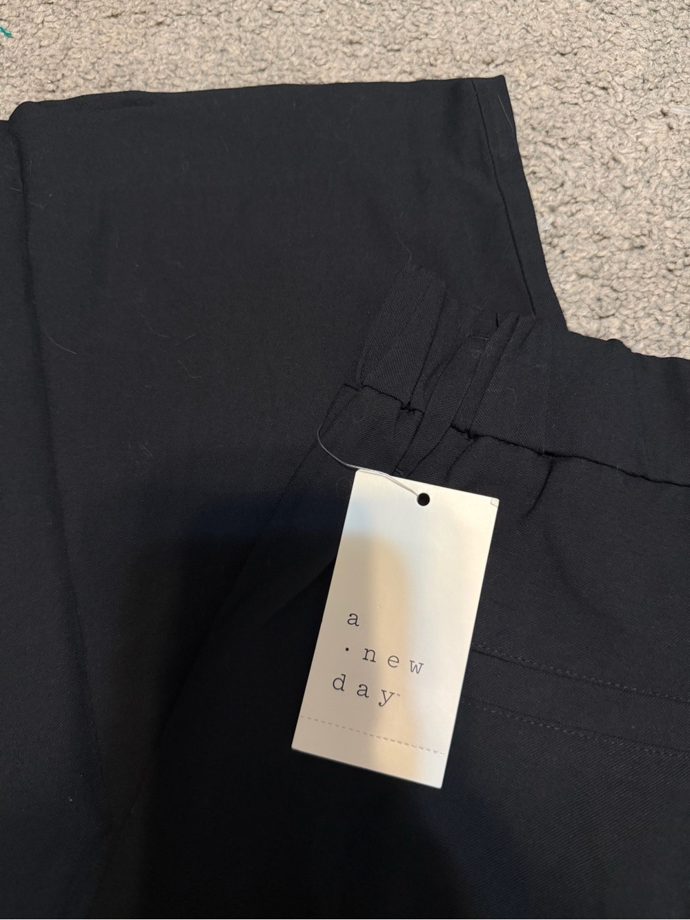 a new day Black Pleated Women's Trousers - Picture 3 of 3